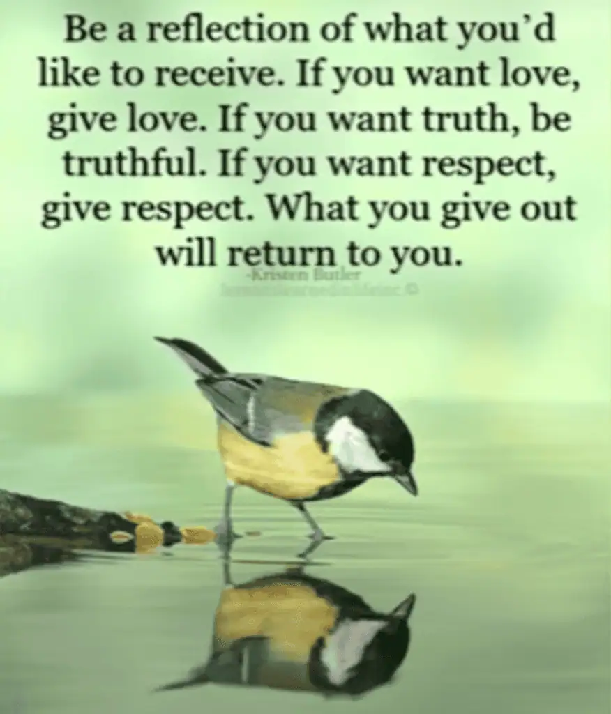 What You Give Out Will Return to You