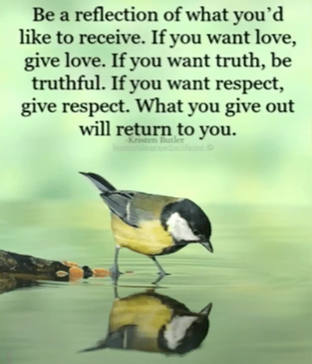 What You Give Out Will Return to You